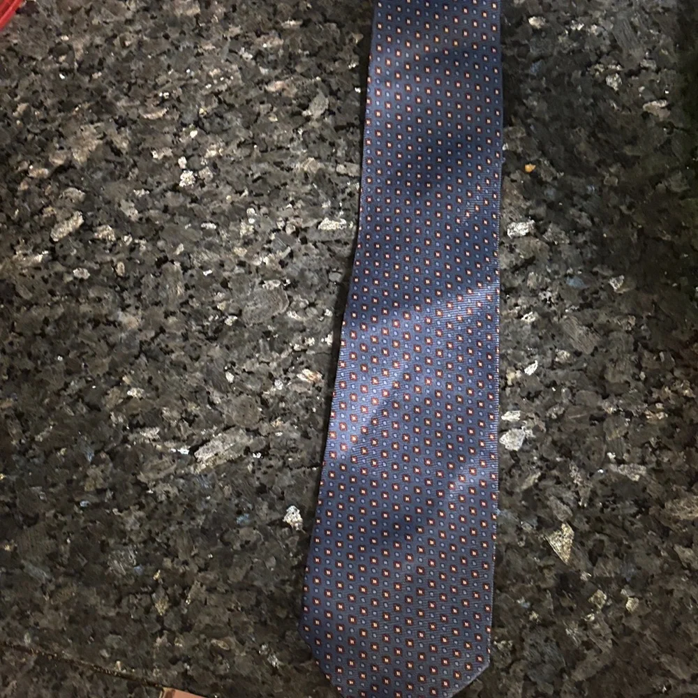 NWT Silk Blue Patterned Tie